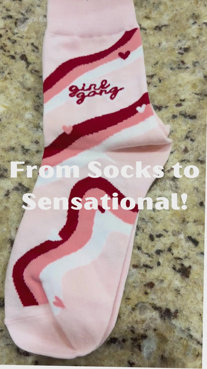 Gift-Ready Girl Gang Power Socks