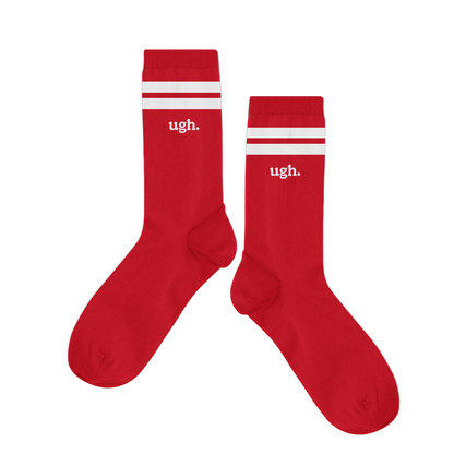 Talking Out of Turn Holiday Socks: Ugh.