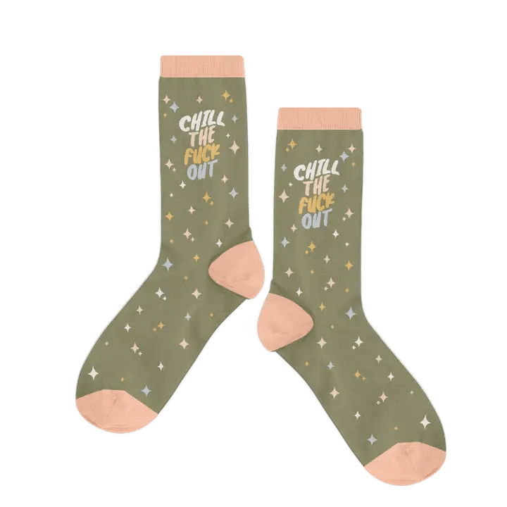 Talking Out of Turn Socks: Chill the Fuck Out