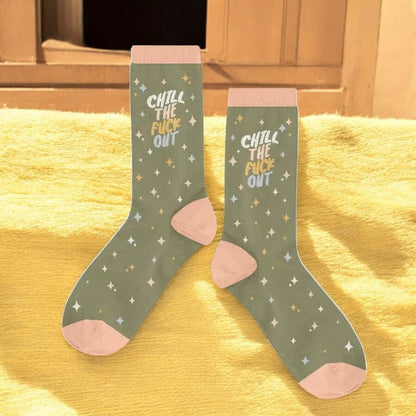 Talking Out of Turn Socks: Chill the Fuck Out