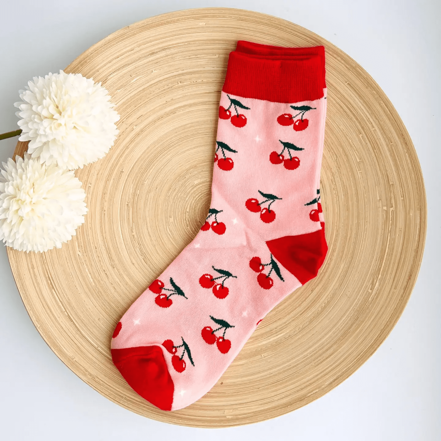 Tiny Gift Society Cherry Delight Cozy Socks