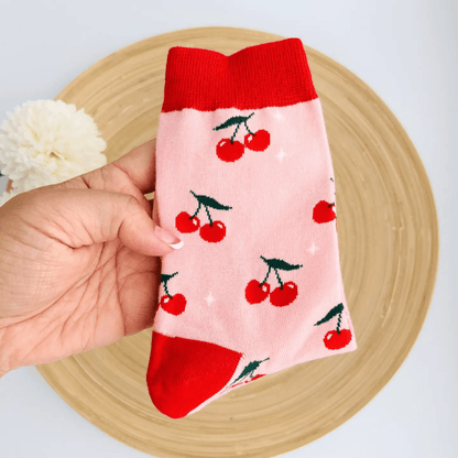 Tiny Gift Society Cherry Delight Cozy Socks