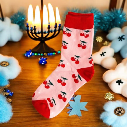 Tiny Gift Society Cherry Delight Cozy Socks