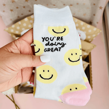 Tiny Gift Society Smiles & Sunshine Socks