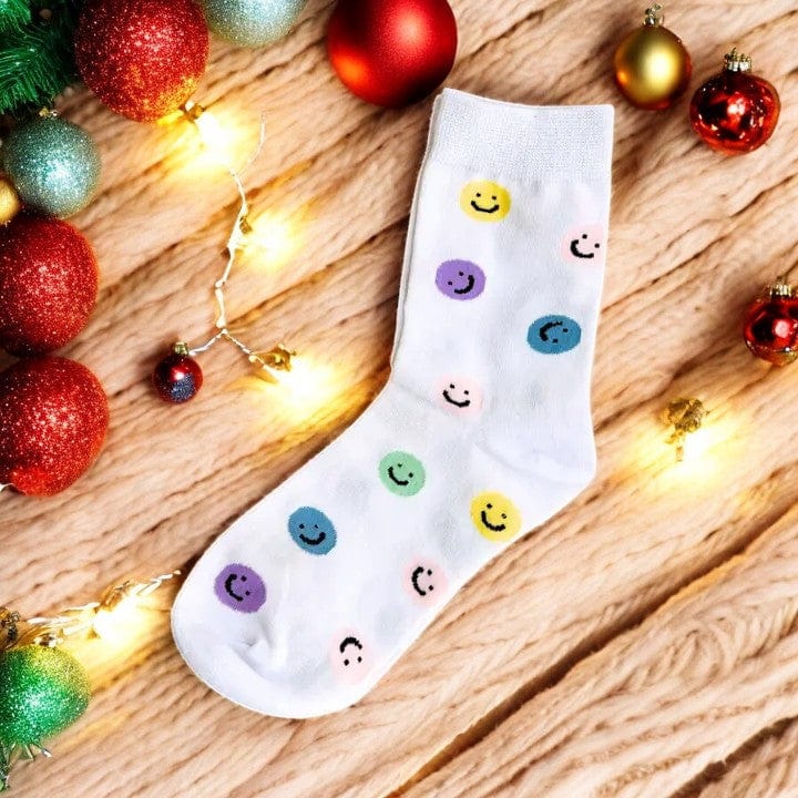 Tiny Gift Society Smiley Face Joy Socks