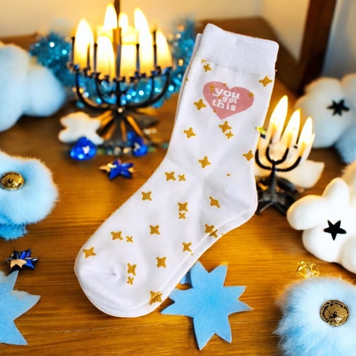 Tiny Gift Society "You Got This" Starry Inspiration Socks